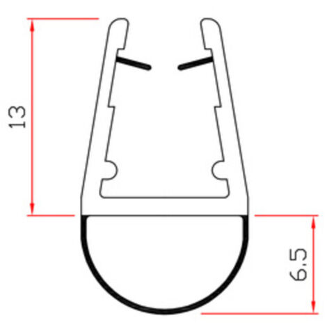 GUARNIZIONE X BOX DOCCIA MT.2 MOD.401. Prezzo per 1 pezzo.