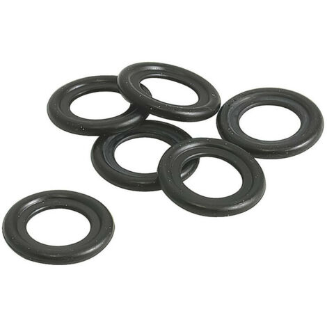 Guarnizioni di scarico x 6, confezione, dimensioni 13 x 22 x 3 mm