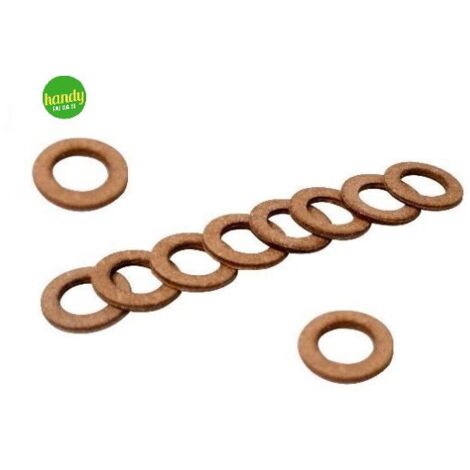 Guarnizioni gas esenti amianto Ambra cuoio 1/2 10 pz.