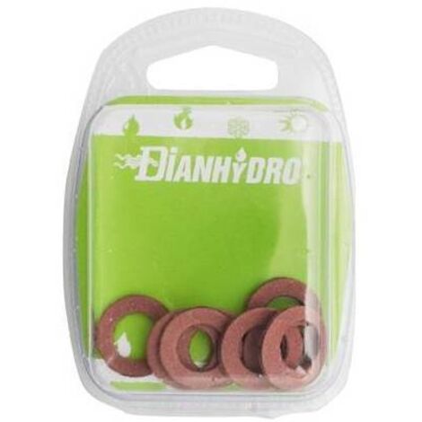 + GUARNIZIONI PER SANITARI "KLINGER" ROSSE MM2 BLISTER Misura: pz.5 x 1"1/4