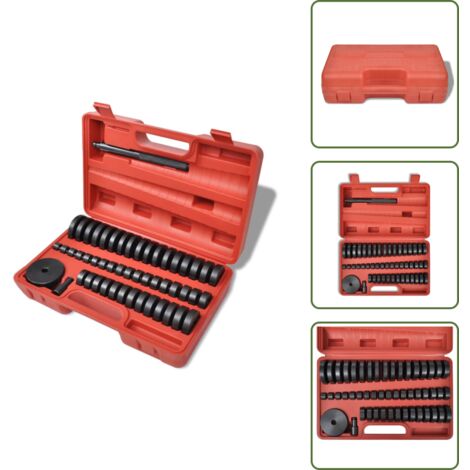 Guarnizioni - vidaXL Set Dischi Boccola Cuscinetto Guarnizione 18 - 65 mm 51 pz - Montaggio
