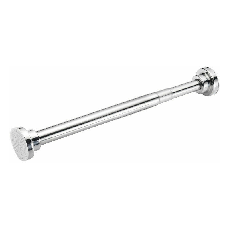 Guazhuni Shower Tension Rod Curtain Rod Without Drilling Rod Telescopic Stainless Steel Rod 55-85cm, Curtain Rod Without Drilling