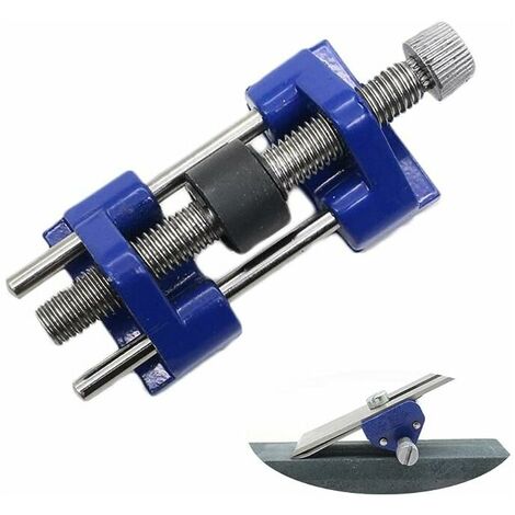 GU.B/bon Guide d'affûtage avec rouleau en laiton, En acier inoxydable Serrage sur le côté Angle fixe - burin plat