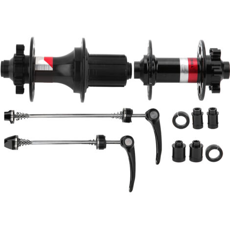 GUB‑1351 Moyeu de VTT 4 roulements étanches, 32 trous, compatible 8‑11 vitesses, 72 anneaux