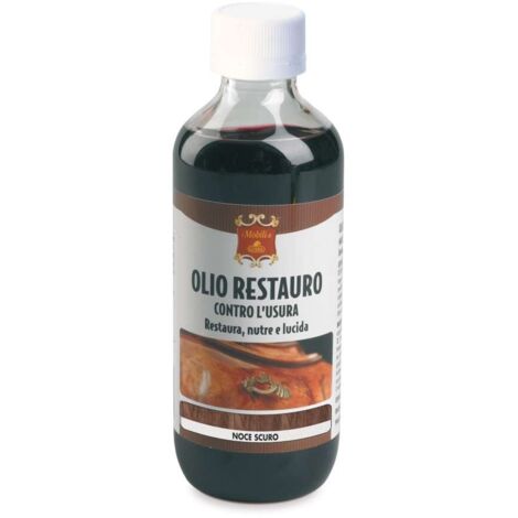 Gubra Olio Restauratore Legno - Noce Scuro - 200 ml
