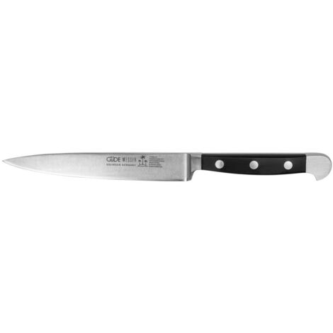 Gude Alpha Coltello da Cucina POM Nero 16cm 1765-16