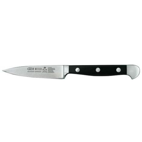 Gude Alpha Coltello Spelucchino 8cm POM Nero 1764-08