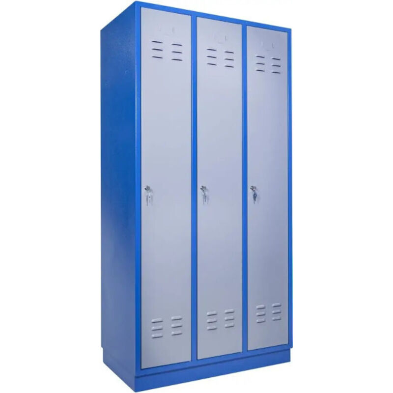 Güde - Vestiaire casier métallique - Armoire 3 casiers Type gs 3