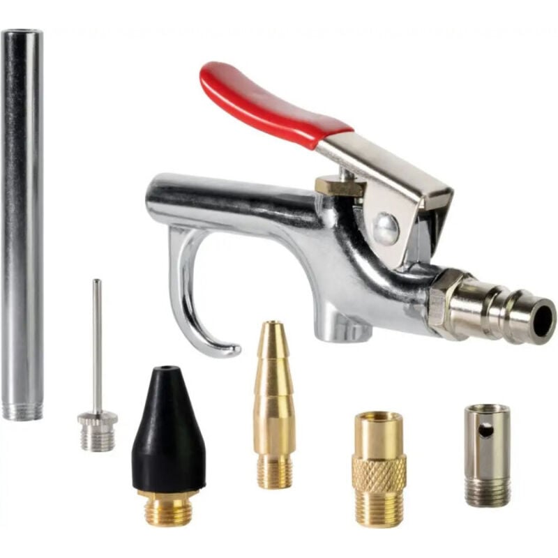 Güde - Set gonfleur pneumatique 7 pièces