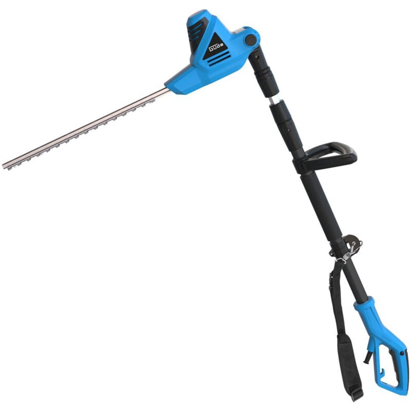 GÜDE Teleskop-Heckenschere gths 6045.1 – 600 W, 450 mm, 5-fach schwenkbar