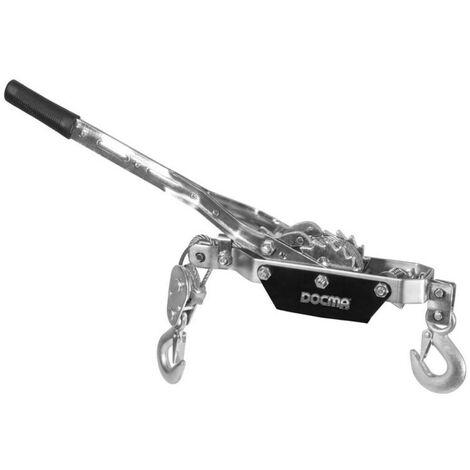 Güde 38351 - Cavo a leva manuale HS 4000 (struttura stabile in acciaio zincato, 2 cricchetti, rullo di deviazione)