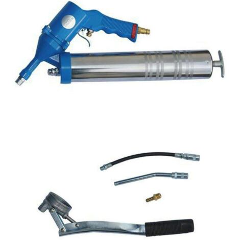 Güde 40053 - Grasso ad aria compressa, 2-8 bar, colore: Blu