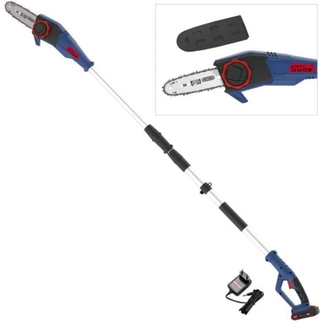 Güde 58594 - Sega telescopica a batteria AST 18-201-05 (18 V, agli ioni di litio, Easy Energy-Exchange, batteria e caricatore)