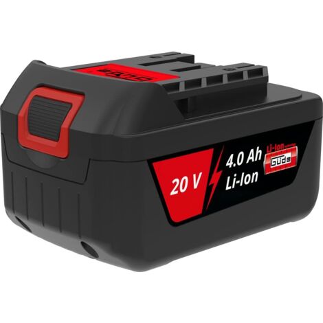 Güde 95811 Batteria AP 20-40.1 (batteria agli ioni di litio 20 V, 4 Ah, 80 Wh, indicatore di stato di carica, adatto per tosaerba a batteria n. 95809 e 95814, peso 0,6 kg)