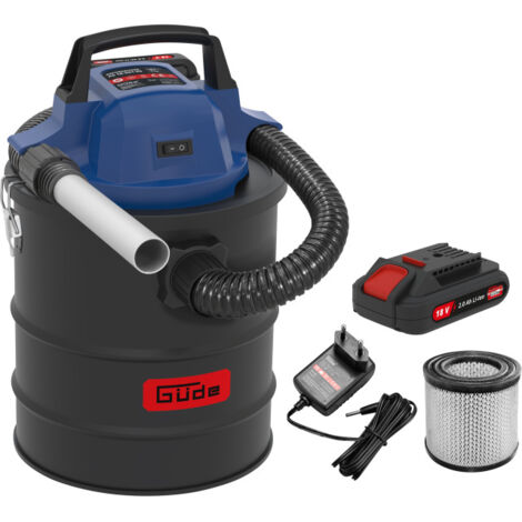 Güde Akku Aschesauger AS 18-201-05 Kaminsauger Feinstaubfilter 15L Heißsauger