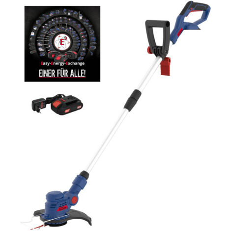Güde Akku Rasentrimmer RT 18-201-05 Garten Trimmer Ladegerät 10 Messer