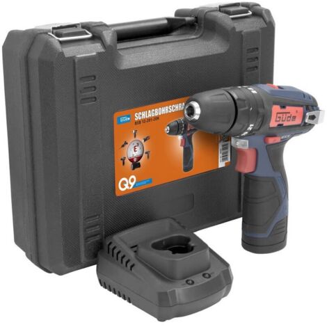 Güde Akku-Schlagbohrschrauber BSB 12-201-20K – 12 V, 2 Ah, 13-tlg. Set