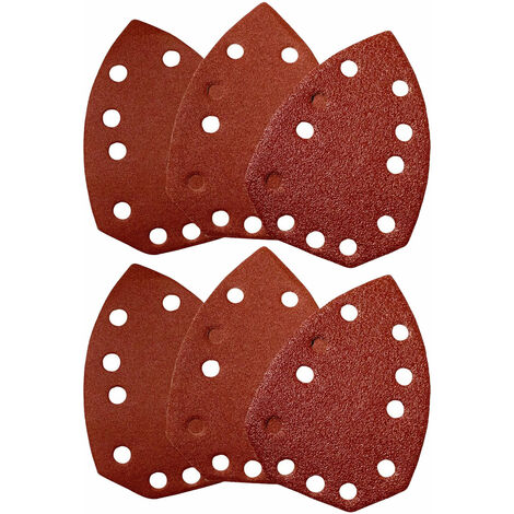 Güde Delta-Klett-Schleifpapier-Set 137x96 mm 6-tlg. für Deltaschleifer