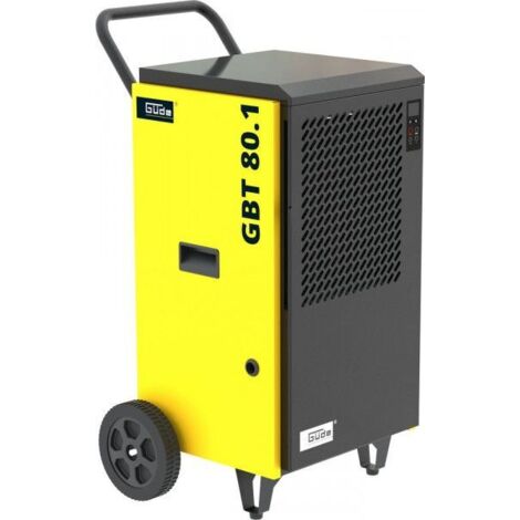 Güde – Déshumidificateur professionnel 80L/jour – Pour chantiers humides jusqu'à 160 m² – Débit d'air 400 m³/h – Économie d'énergie