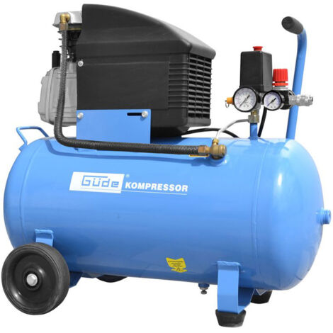 Güde Kolbenkompressor 50l 10 bar Druckluft Kompressor 301/10/50 12-tlg.