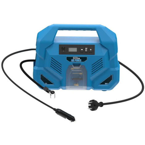 Güde Kompressor Dual Drive 12/230V / 5-tlg 150 Watt, max 8 bar, tragbar