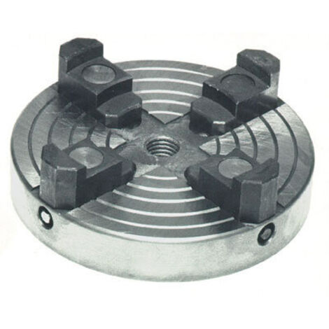 Güde – Mandrin 4 mors extérieurs Ø 150 mm pour tour à bois – M18 IG – Plage de serrage 40-125 mm – Métal pour usinage précis