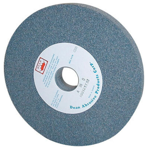 Güde – Meule à touret 200 mm – Grain 36 – Alésage 32 mm – Pour affûtage métal – Largeur 25 mm – Compatible G55116 et G55122