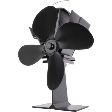 Güde Ofenventilator Kamin Gebläselüfter OV 4F stromlos 4 Flügel mit Thermometer