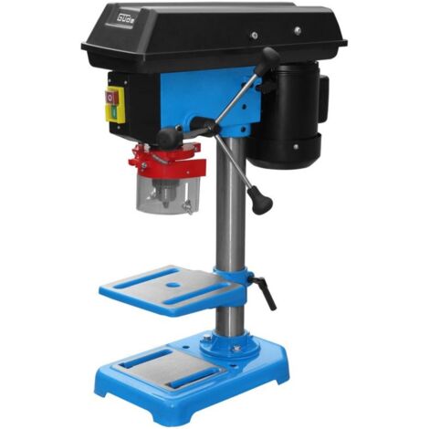 Güde – Perceuse à colonne 350W – 5 vitesses de 580 à 2650 min-1 – Mandrin 1,5-13 mm pour métal et bois – Réglable en hauteur et inclinable