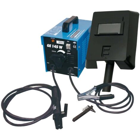 Güde – Poste à souder MMA 145 W – Courant de soudage 40-100 A – Tension à vide 48 V – Électrodes 1-3,2 mm – Pour acier construction