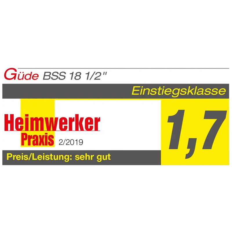 Güde Q9 Akku Schlagschrauber 18V 230 Nm mit Akku und Ladegerät