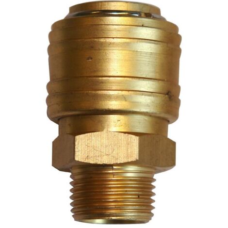 Güde Schlauchkupplung 9,53 mm 3/8 Außengewinde Kompressorzubehör