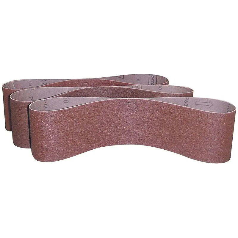 Image of Güde Band-und Tellerschleifer Schleifband / Schleifpapier 3-tlg. K100 440x100mm