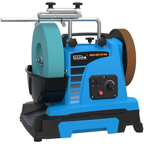 Güde Schleifmaschine Nassschleifer GNS 250 VS Set mit Haltevorrichtungen