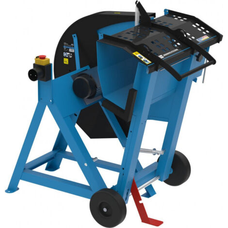 Güde – Scie à bûches électrique 2,6 kW – Lame carbure 500 mm – Capacité de coupe 180 mm – Frein moteur électronique - GWS 500 HM