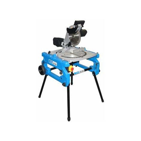 Güde – Scie sur table à coupe d'onglet réversible 1800 W – Ø lame 254 mm – Vitesse 4200 min-1 – Pour bois dur et plastique