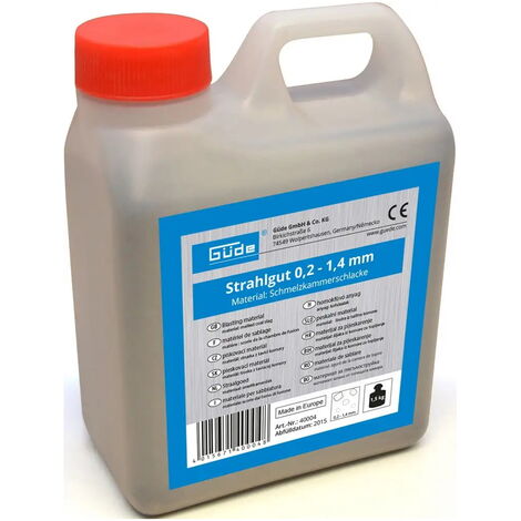 Güde Strahlgut Körnung 0,2-1,4 mm 1,5kg Sandstrahlgerät Strahlsand Strahlmittel