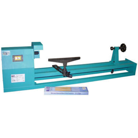 Güde – Tour à bois 1000 – Puissance moteur 370W – Tension 230V – Set avec 3 ciseaux à bois – Diamètre max 320mm