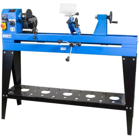 Güde – Tour à bois professionnel 550 W – Vitesse réglable 600 à 2100 t/min – Dispositif de copie intégré pour pièces à usiner