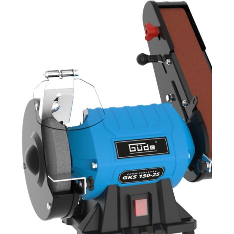 Güde – Touret à meuler 250W – Mixte avec ponceuse – Tension 230V – Meule 150x20mm – Vitesse 2980t/min pour coupe précise - GKS 150-25