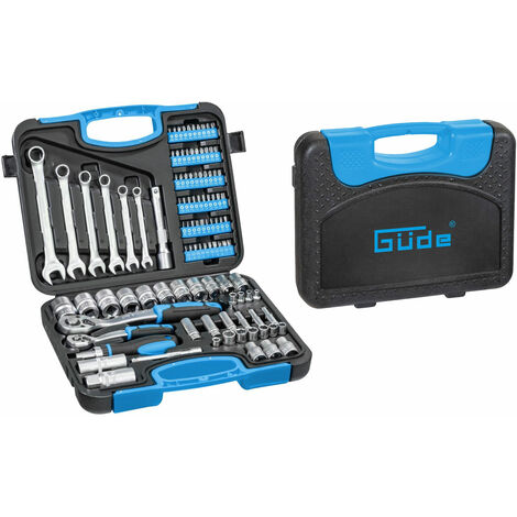 Güde Werkzeugkoffer / Werkzeugtasche, GWZK 104, Chrom Vanadium, bestückt