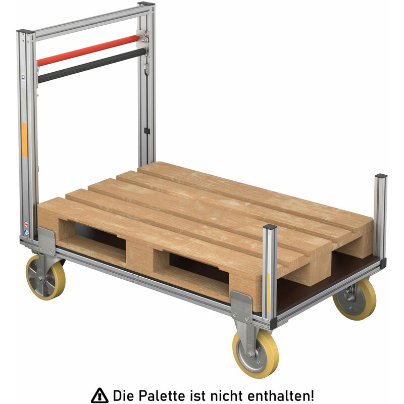 Günzburger Rettungstechnik Rollcontainer 1340x828mm mit Plattform und Seitenlaschen