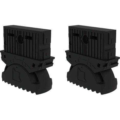 Günzburger Steigtechnik 2x nivello sabot intérieur électriquement conducteur 73 x 25 mm - 019216