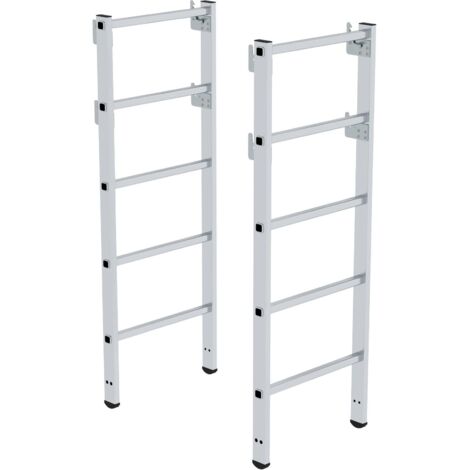Günzburger Steigtechnik 2x Teleskopaufsatz Plattformleiter FlexxStep plus 3 Sprossen - 052521