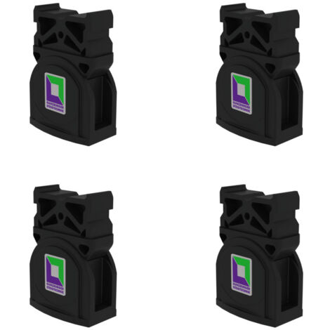 Günzburger Steigtechnik 4x nivello-Innenschuh Baujahr 2005 - 2018 73 x 25 mm - 019202