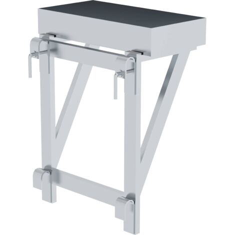 Günzburger Steigtechnik Ablageschale für Geländer 100 x 300 x 600 mm ab 800 mm Stufenbreite - 300108