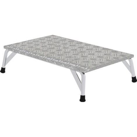 Günzburger Steigtechnik Arbeitspodest Aluminium-Warzenblech 1 Stufe - 050032