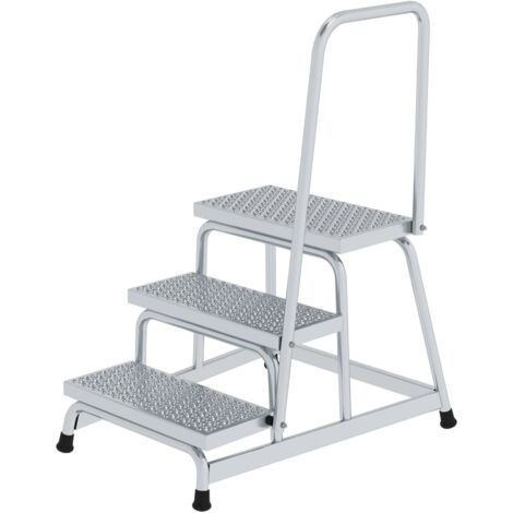 Günzburger Steigtechnik Arbeitspodest starr R13 mit Handlauf 3 Stufen - 051036