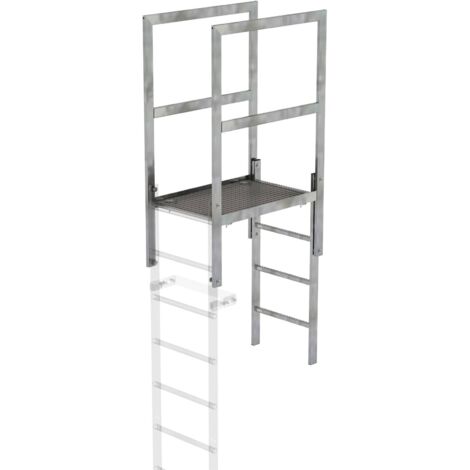 Günzburger Steigtechnik Attika-Überstieg Stahl verzinkt Länge 930 mm - 063181