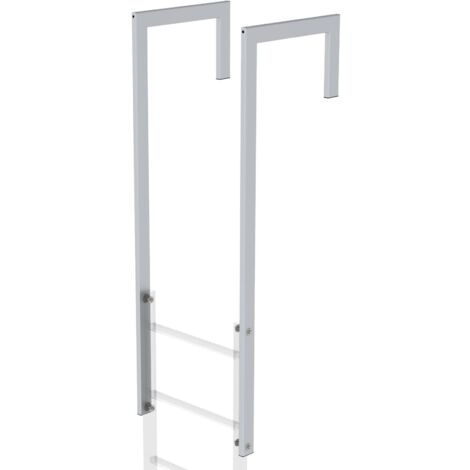 Günzburger Steigtechnik Ausstiegsholm abgewinkelt Aluminium eloxiert Länge 1.600 mm - 061049